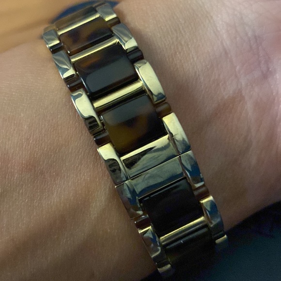 kate spade Accessories Kate Spade Tortoise And Gold Watch Poshmark
